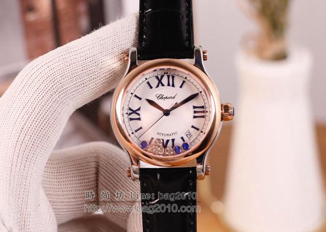 Chopard手錶 蕭邦機械女表 HAPPY SPORT MEDIUM AUTOMATIC系列 278559-3001 蕭邦女士腕表  hds1846